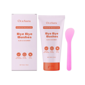 OceAura Gentle Body Hair Removal Cream - Gentle, Non-Irritating, Leaves Skin Soft, Smooth, and Glowing After Hair Removal Care